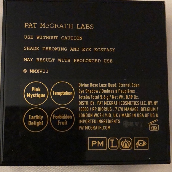 Pat McGrath Labs Divine Rose Luxe Quad Eternal Eden Eyeshadow Palette 5.6g NIB - Picture 10 of 12